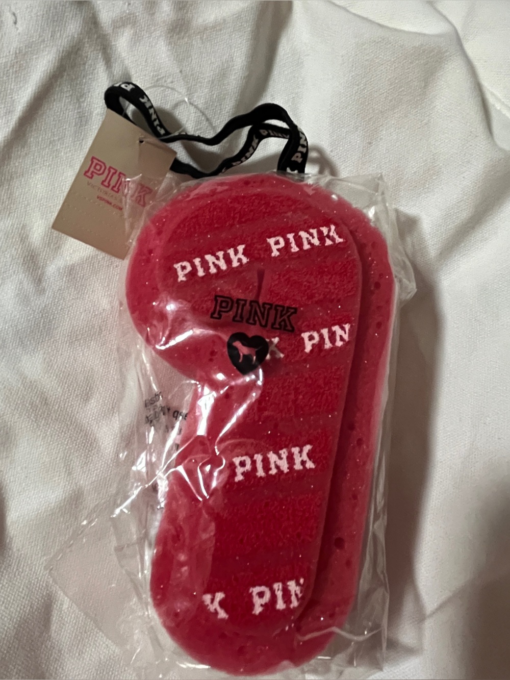 PINK Victoria’s Secret candycane Sponge NIP
